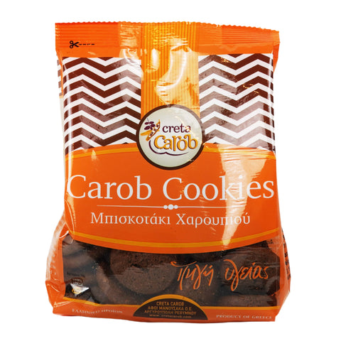 Carob-Cookies – knusprige Kekse mit natürlichem Johannisbrotgeschmack, ideal als mediterraner Genuss für Zwischendurch.