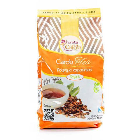 Creta Carob Johannisbrotbaum Tee 300 g – hochwertiger Kräutertee aus Johannisbrotbaumblättern, bekannt für sein mildes Aroma