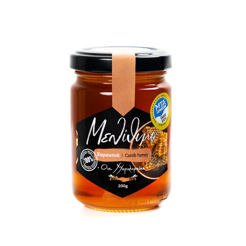 Carob Honey, 200 g – hochwertiger Honig aus Johannisbrot mit feiner Karamellnote und natürlicher Süße