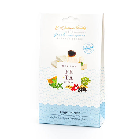Kabrianis Family Gewürzmischung für Feta 35 g – aromatische mediterrane Gewürzmischung, perfekt zum Verfeinern von Feta-Käse und Salaten.