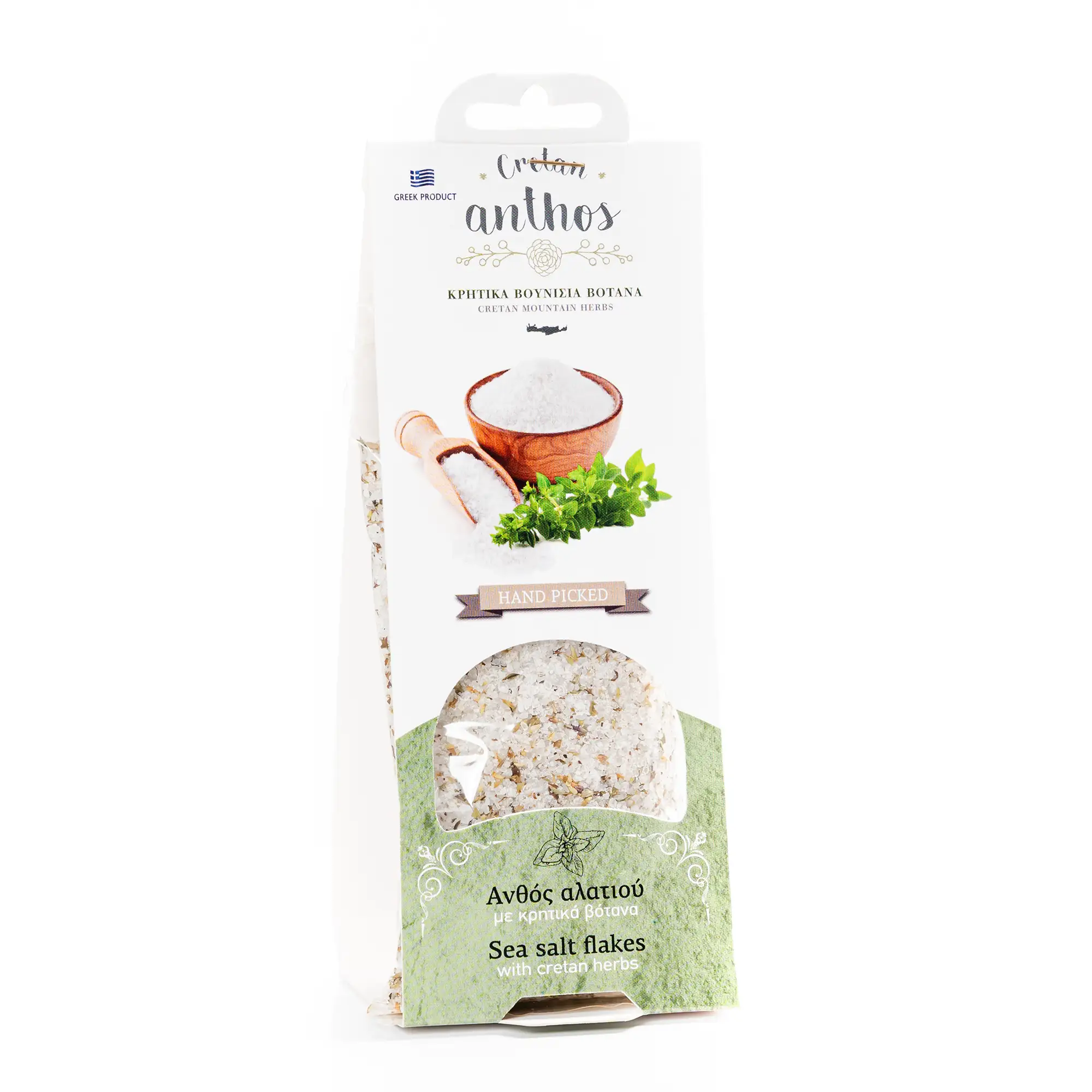 Meeersalz Flakes mit griechischen Kräutern 200 g Refill