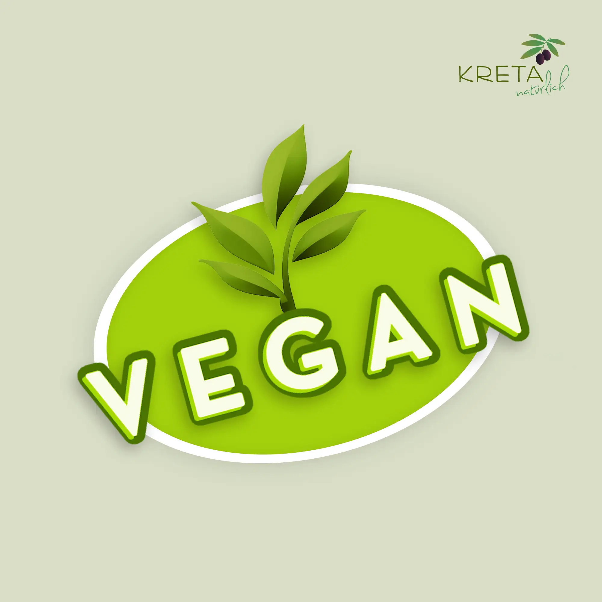 Kurtes Olivenöl Vegan Logo