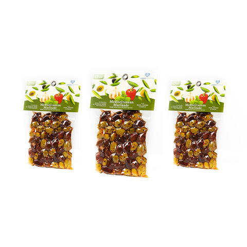 Gemischte Oliven mit Mediterraner Marinade