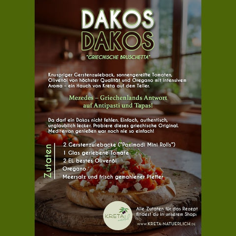 Bruschetta à la Kreta - DAKOS