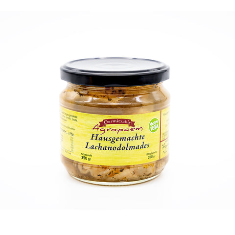 Agropoem Lachanodolmades gefüllte Weißkohlblätter vegan mit Reis in Gemüsebrühe – kretische Spezialität