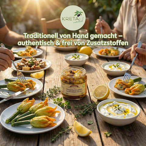 Gefüllte Zucchiniblüten