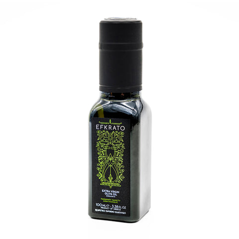Efkrato Extra Natives Olivenöl, 100 ml – erstklassiges, kaltgepresstes Olivenöl aus Griechenland mit fruchtig-mildem Geschmack in der Probiergröße