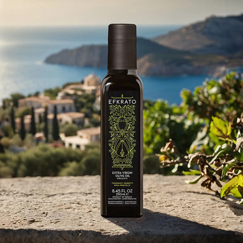 Efkrato Extra Natives Olivenöl, 250 g – feinstes kaltgepresstes Premium-Olivenöl aus Griechenland mit mild-fruchtigem Aroma