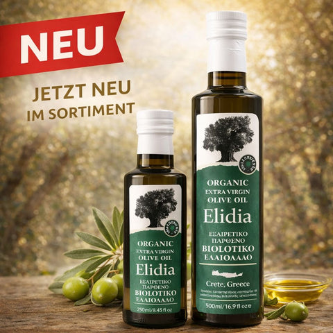 BIO extra natives Olivenöl aus Kreta | Elidia