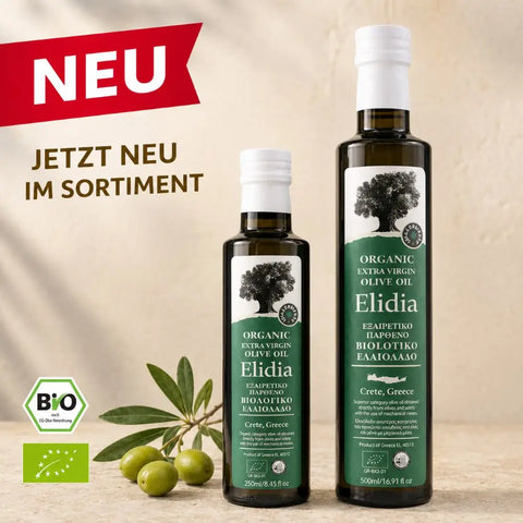 BIO extra natives Olivenöl aus Kreta | Elidia