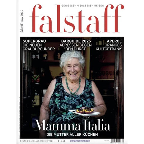 Cover Falstaff Weinmagazin November 2024 Ausgabe Mama Italia - Die Mutter aller Küchen