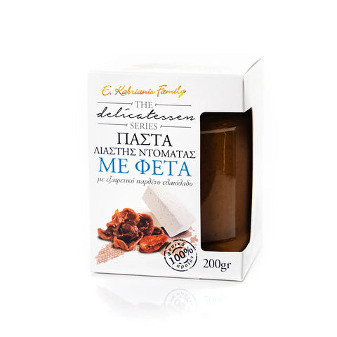 Sonnengetrocknete Tomatenpaste mit Feta