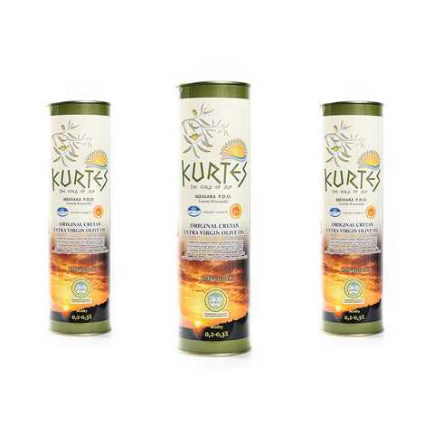 3er Sparset Extra natives Olivenöl aus der Messara. Mit Preisvorteil 