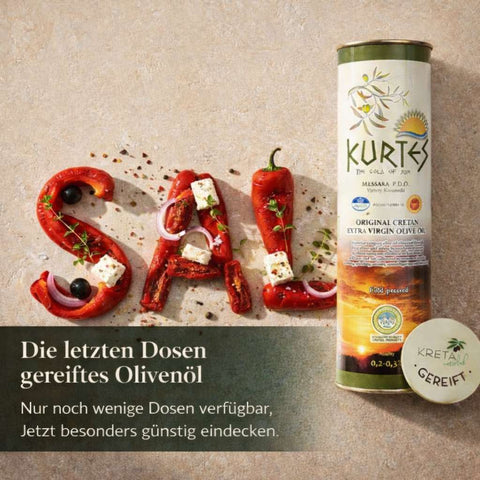 Olivenöl gereift, kaltgepresst, extra virgin