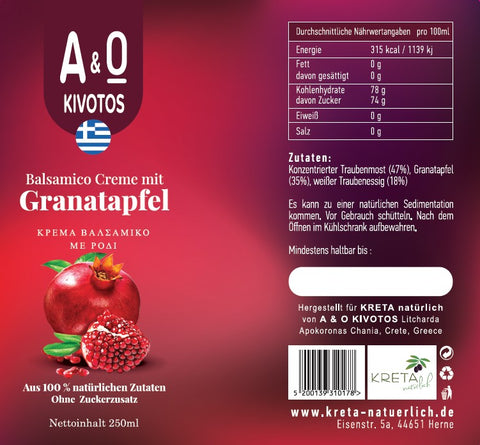 Balsamico mit Granatapfel