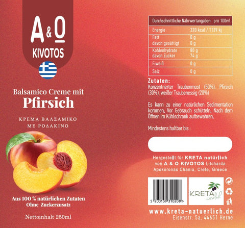 Balsamico mit Pfirsich