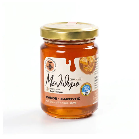 Carob Honig von Melithymo 200 gr neue Verpackung