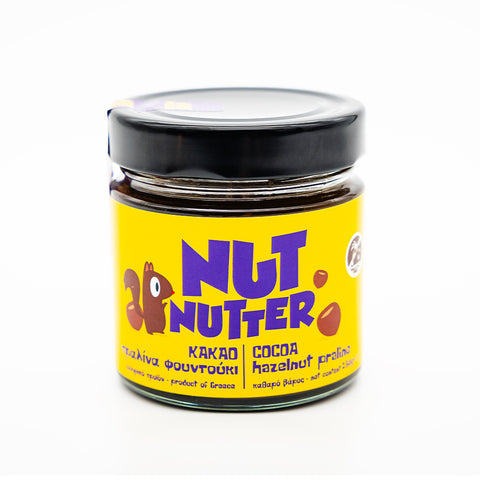 Kakao Haselnuss Praline Aufstrich ohne Cocosfett. 
